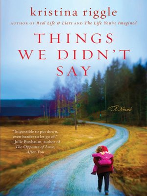 cover image of The Things We Didn't Say